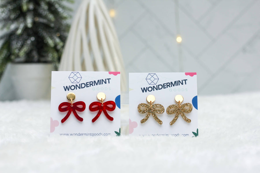 Wondermint Goods - Mini Bow Earrings