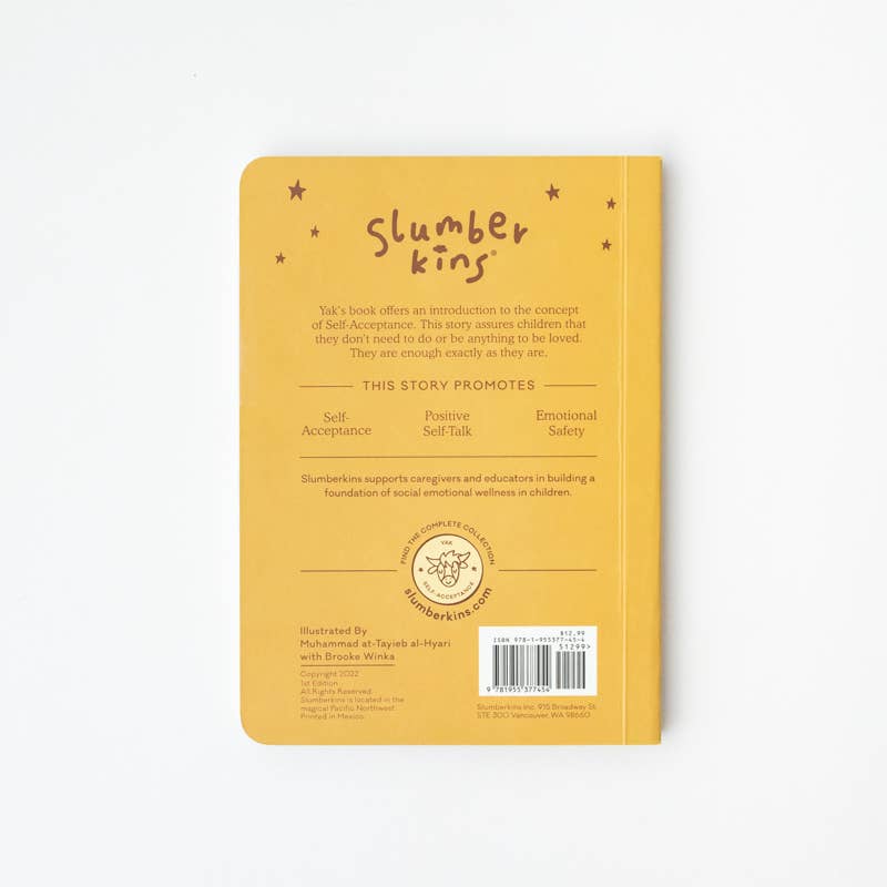 Slumberkins Inc. - *NEW* Yak's Self-Acceptance Set - with 2 books!