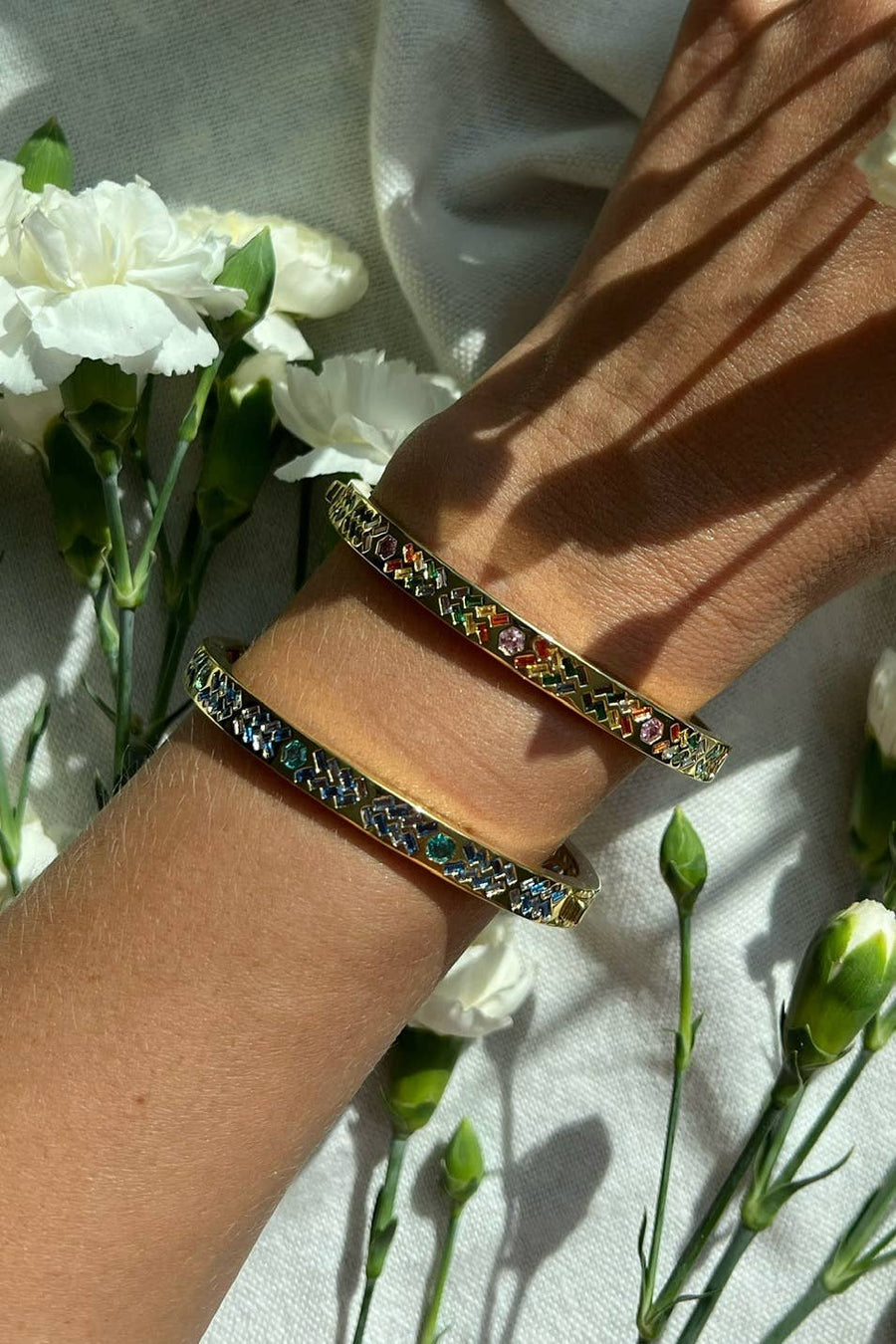 Native Gem - SUNBEAM BANGLE- RAINBOW