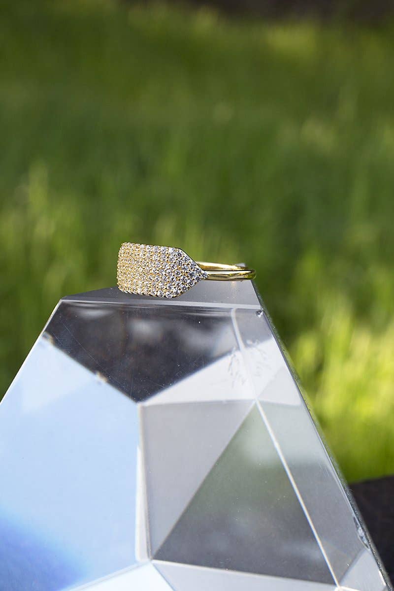Native Gem - ID RING- 14K GOLD VERMEIL
