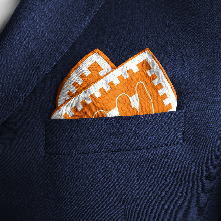 CB Grey -  Game Day Pocket Squares