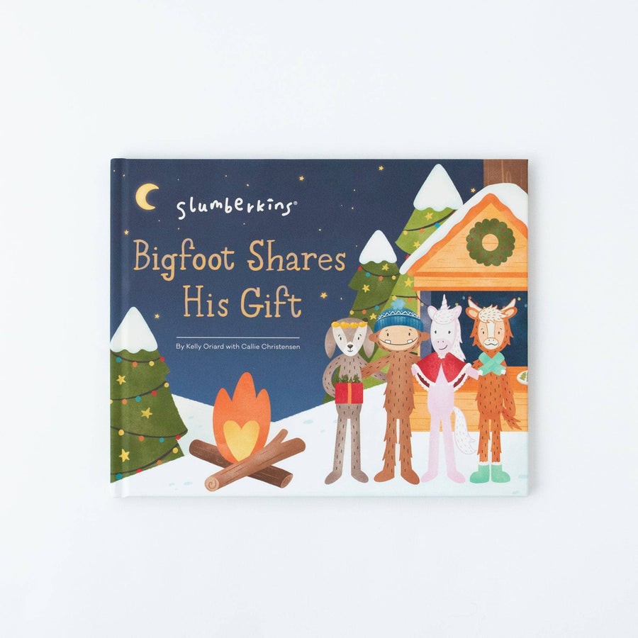 Slumberkins Inc. - Holiday Essentials Gift Set: Moose Kin + Book + Basket