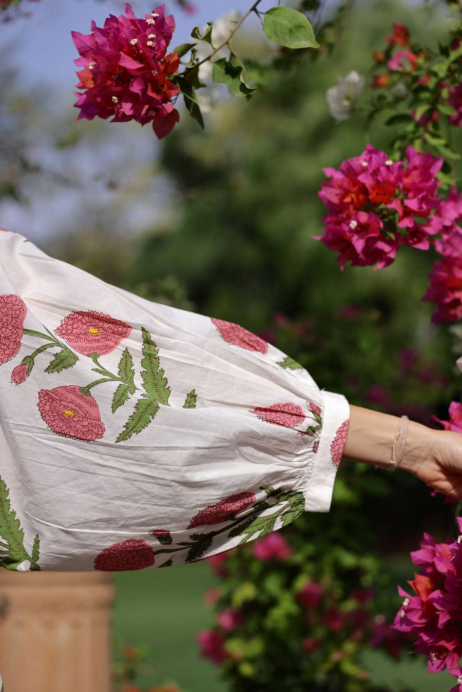 Maison Marigold - Taj Mini Dress Pink Flower