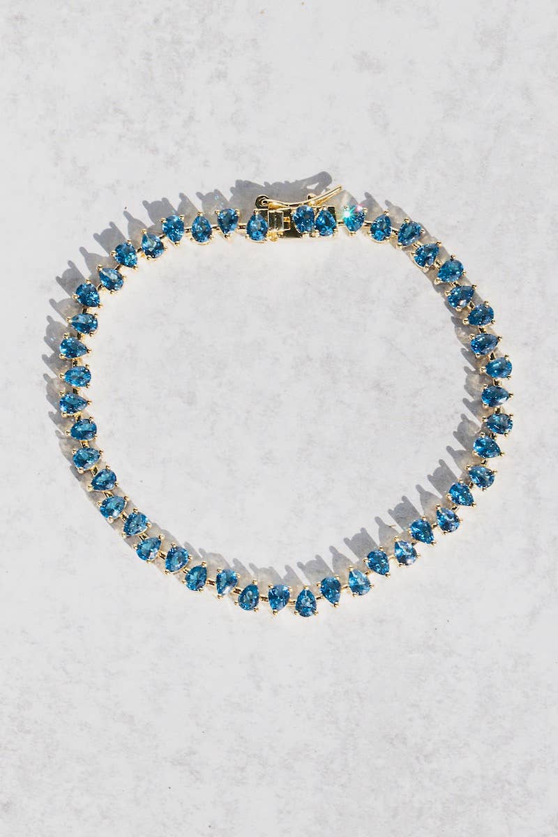 Native Gem - DUCHESS BRACELET- LONDON BLUE