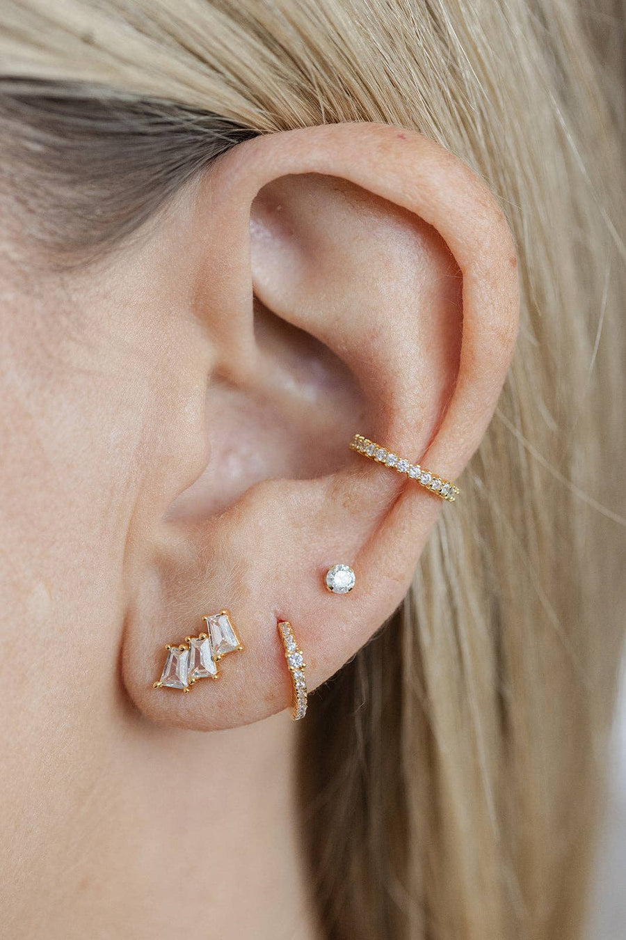 Coast and Cove - Baguette Studs