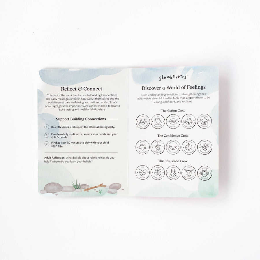 Slumberkins Inc. - *NEW* Otter's Building Connections Set - with 2 books!
