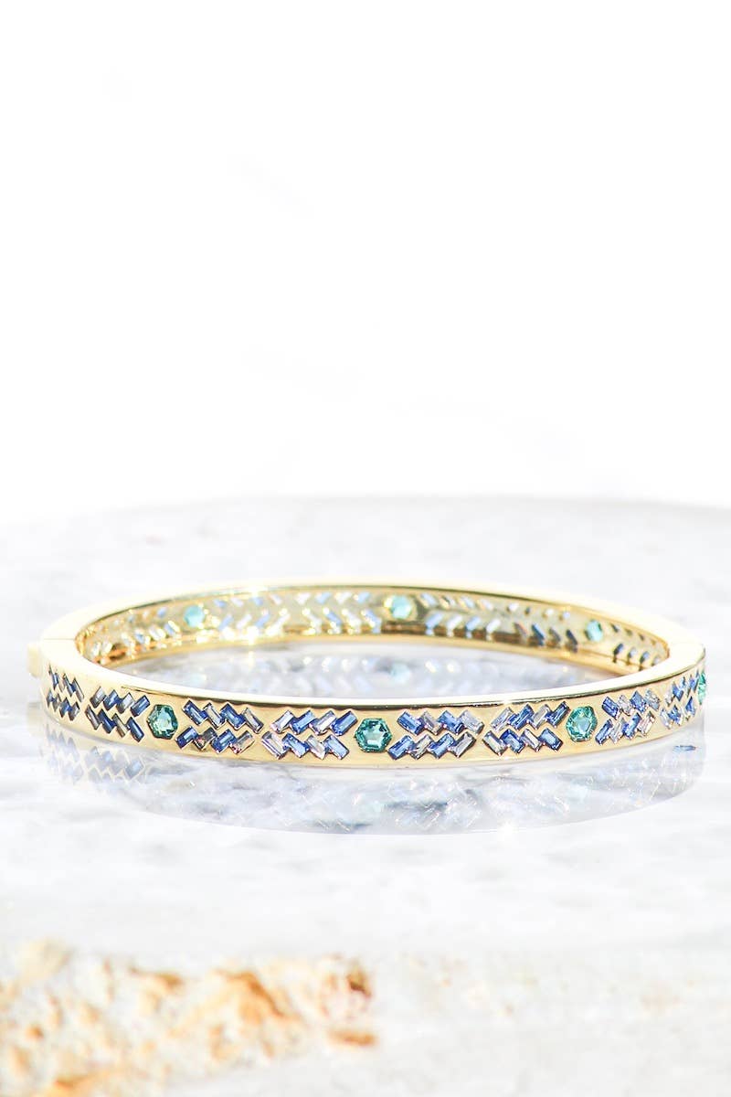 Native Gem - SUNBEAM BANGLE- OCEAN