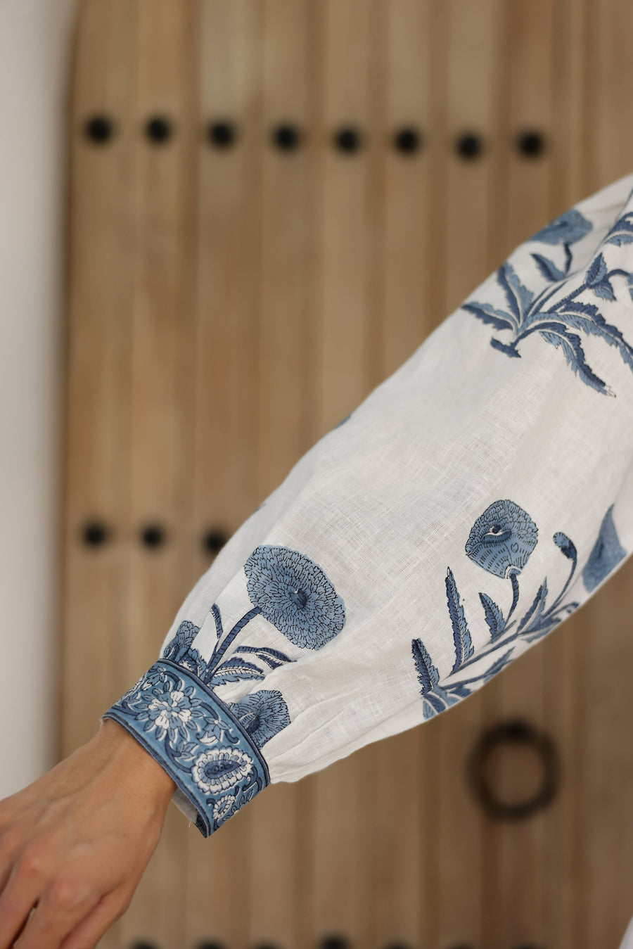 Maison Marigold - Mykonos Mini Dress Indigo Flower
