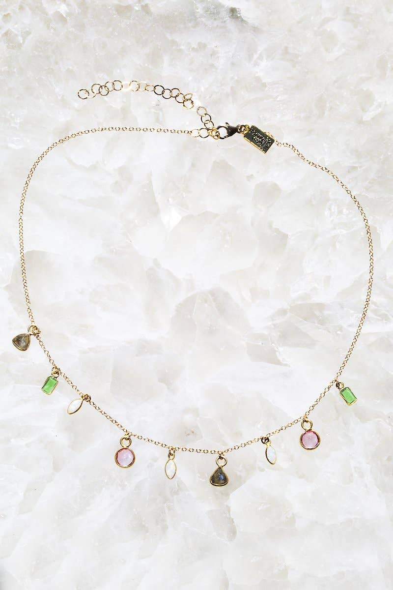 Native Gem - CANDY GEM NECKLACE- 14K GOLDFILL