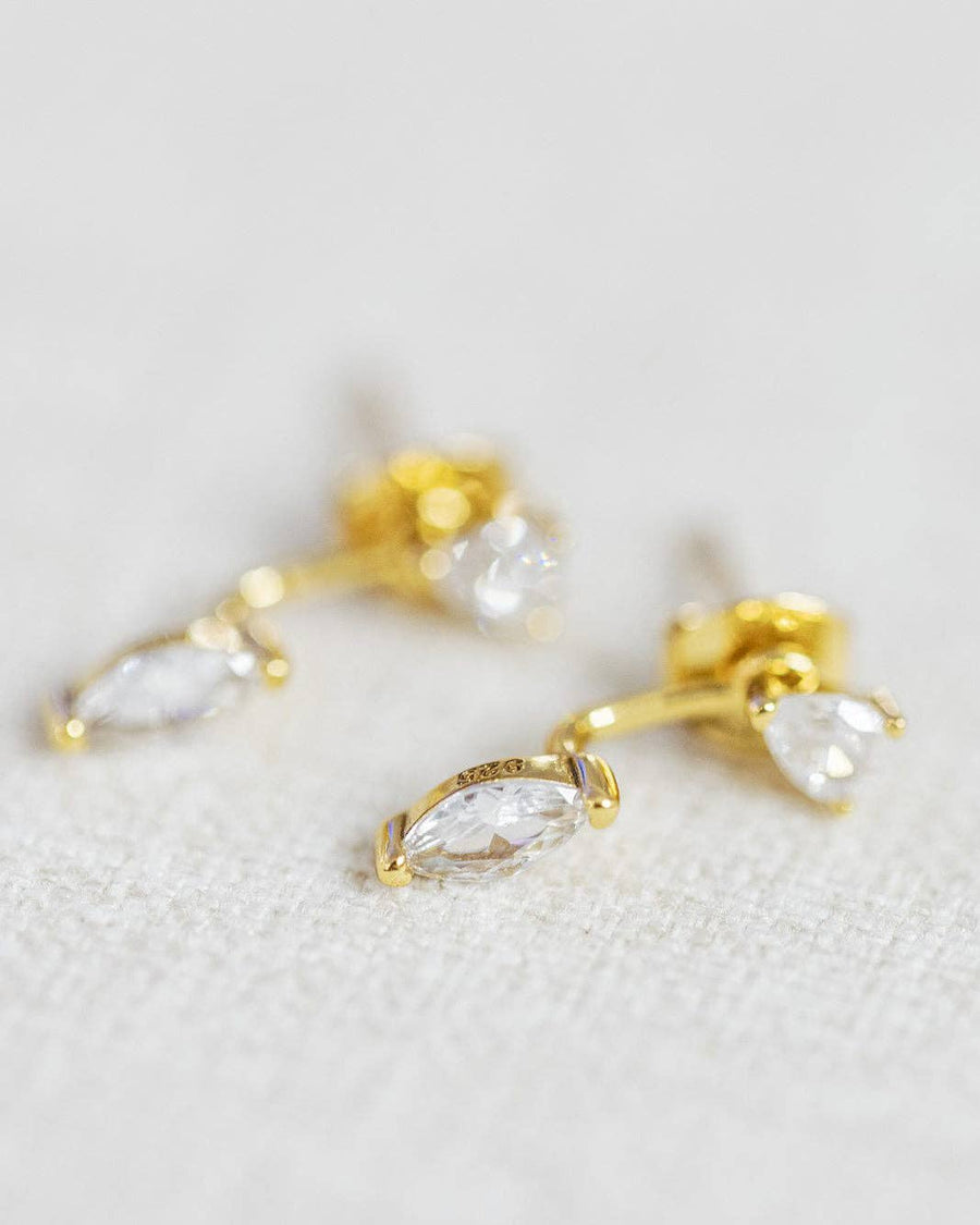 Coast and Cove - Crystal Jacket Studs