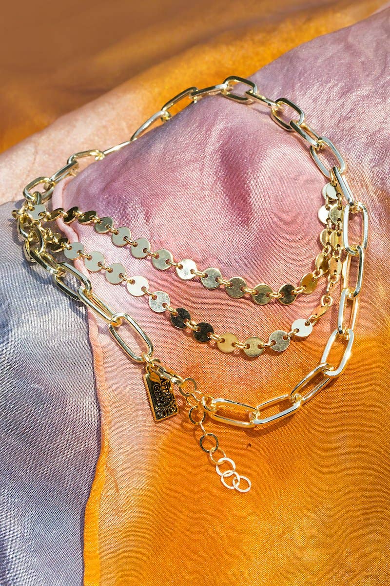 Native Gem - SHINY DISCO anklet