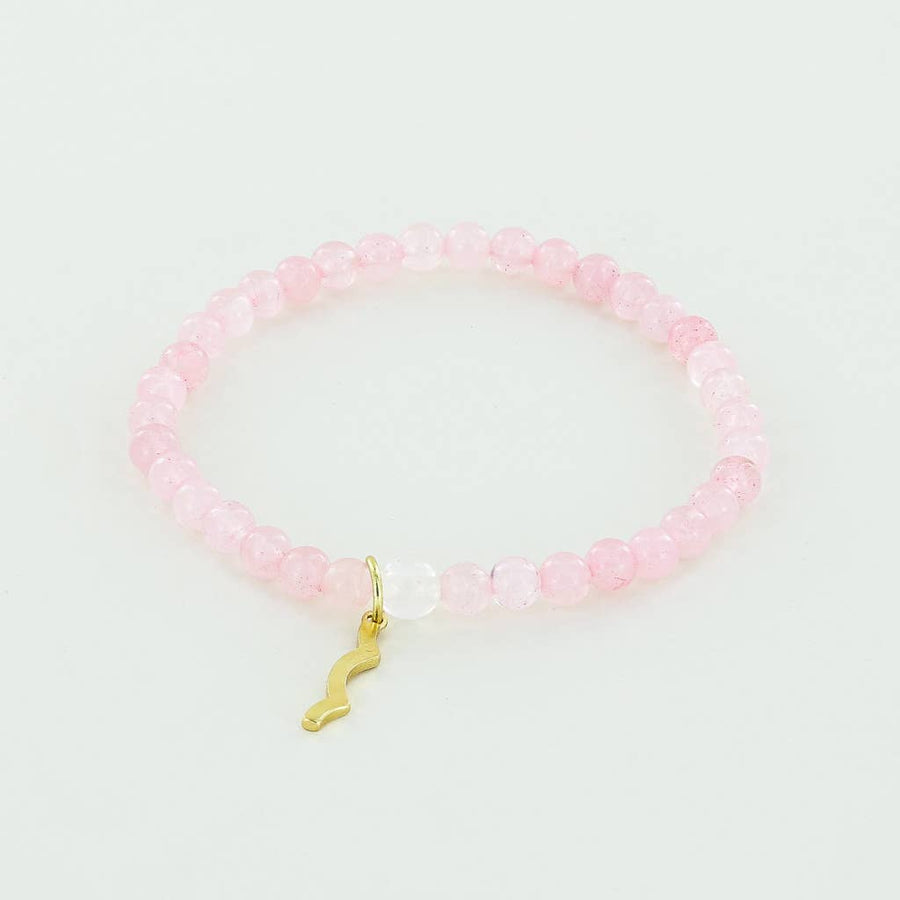 Sailormade - Women's Rayminder UV Awareness Bracelet in Rose Quartz